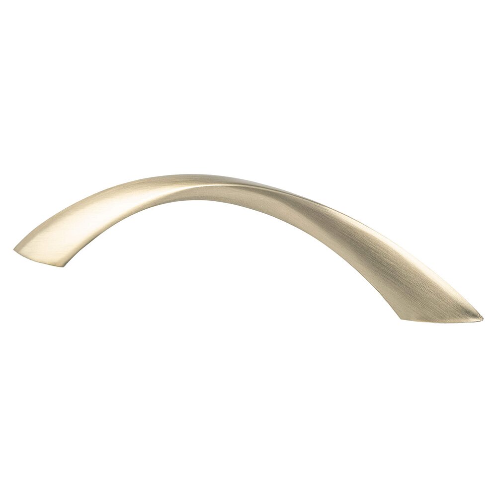 96mm Centers Twisted Arch Pull in Champagne