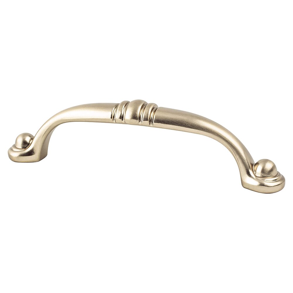 96mm Centers Antique Pull in Champagne