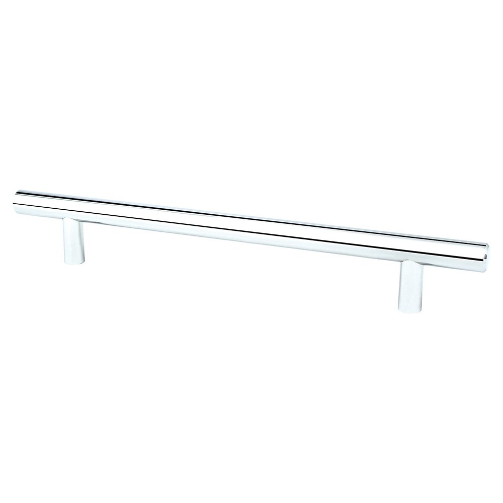 160mm Centers European Bar Pull in Polished Chrome