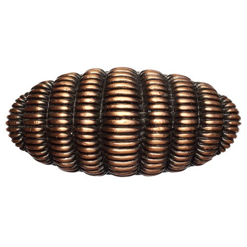 Bee Hive Knob in Antique Brass