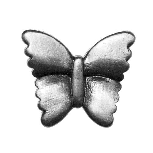 Large Butterfly Knob in Pewter