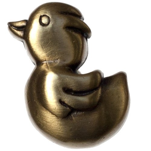 Kids Duck Knob in Antique Brass