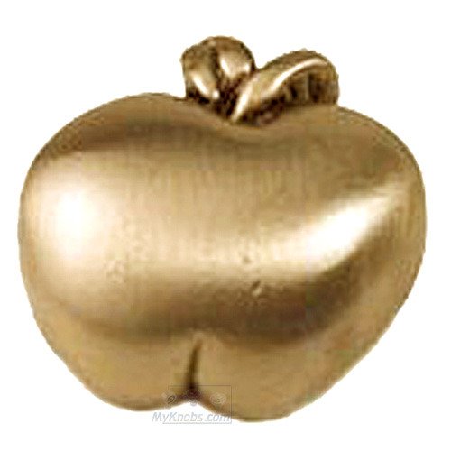 Apple Knob in Antique Brass