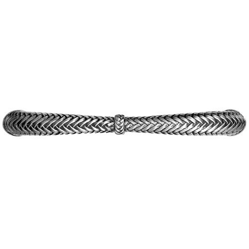 5" Centers Equestrian Braid Handle in Pewter