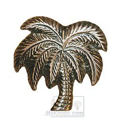 Palm Tree Knob in Pewter