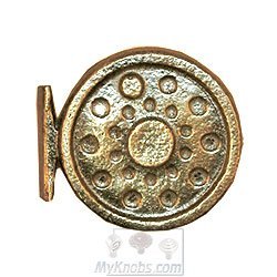 Fly Fishing Reel Knob in Antique Brass