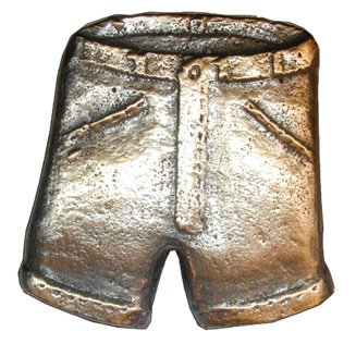 Shorts Knob in Antique Brass