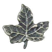 Leaf #4 Knob in Antique Brass