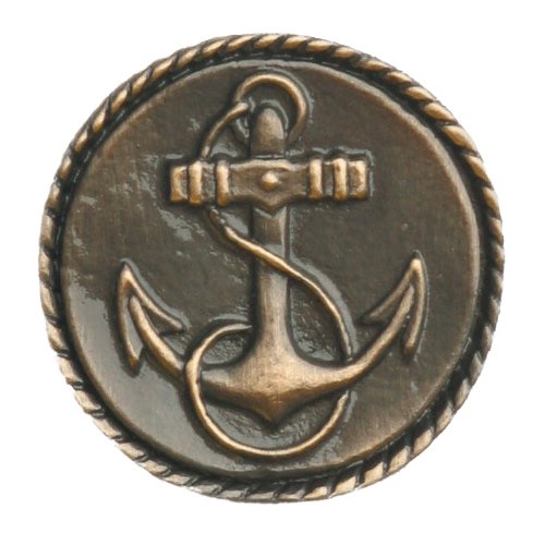 Small Round Anchor Knob in Oil Rubbed Bronze
