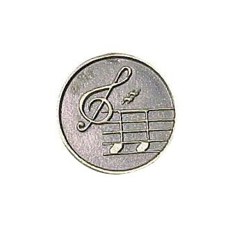 Musical Notes Knob in Antique Brass