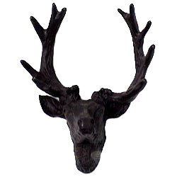 Deer Knob in Bronze