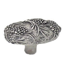 Pinecone Large Oval Knob in Jet