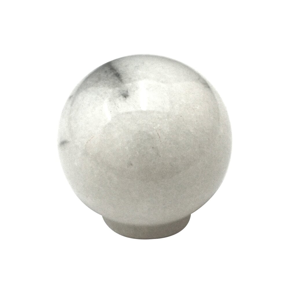 Sphere Knob in White