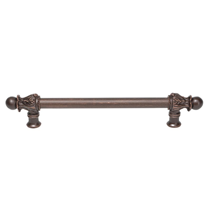 9" Centers Pull with 5/8" Smooth Center Romanesque Style in Oil Rubbed Bronze