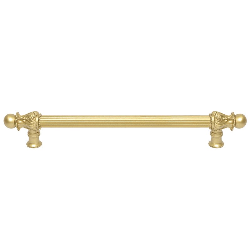 12" Centers Handle Romanesque Style in Soft Gold