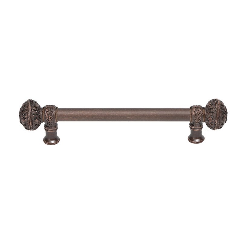 9" Centers Pull with Large Finial and 5/8" Smooth Center in Oil Rubbed Bronze