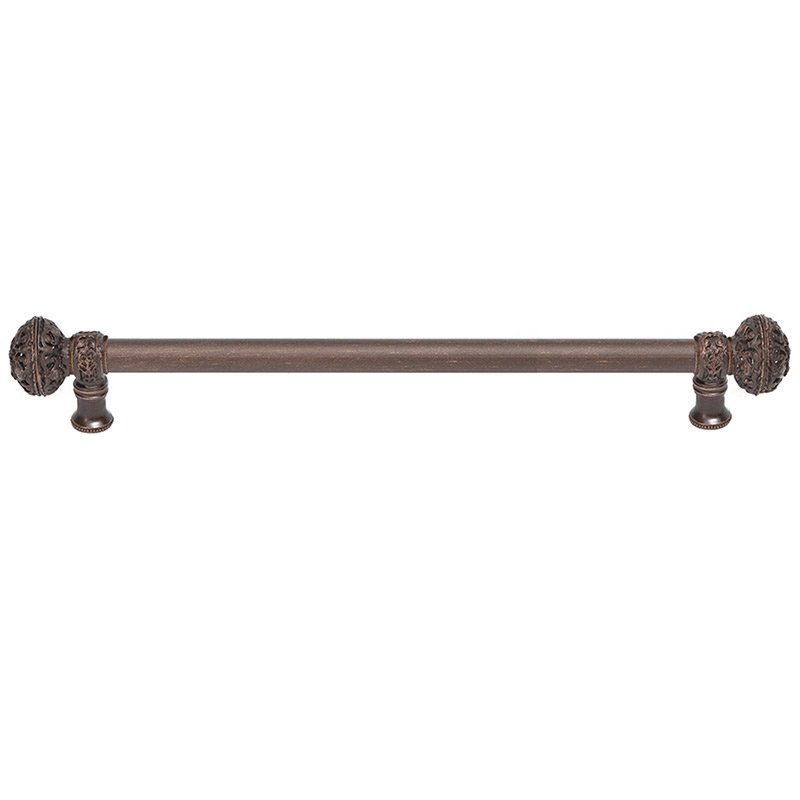 22" Centers Pull with Large Finial and 5/8" Smooth Center in Oil Rubbed Bronze