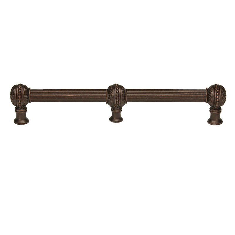 18" Centers With 5/8" Reeded Center Long Pull With Center Brace in Oil Rubbed Bronze
