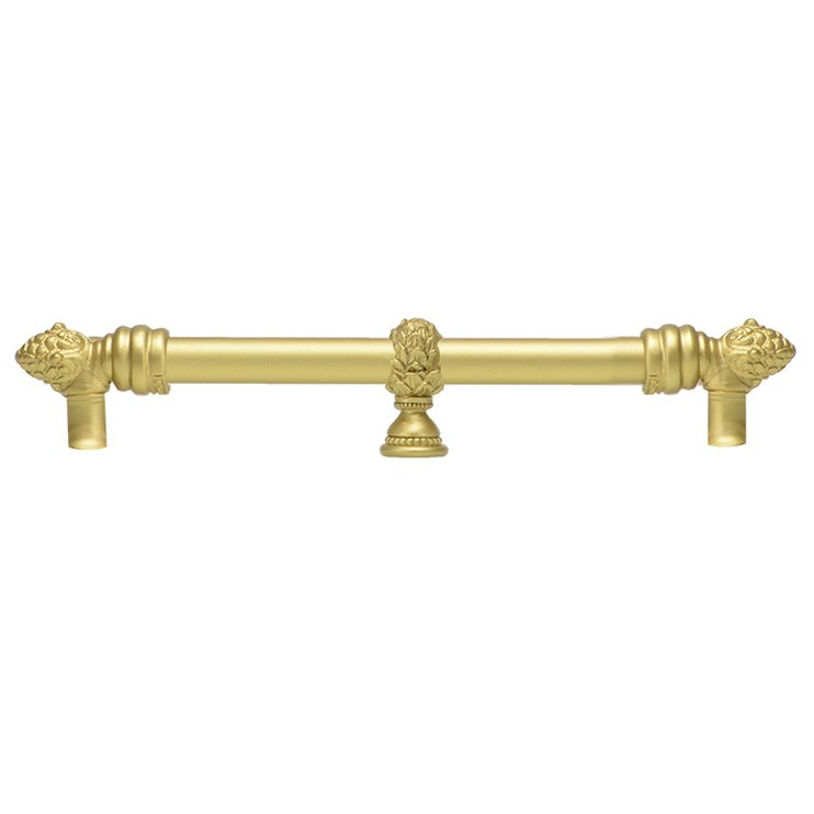 6" Centers Pull With Center Brace in Antique Brass