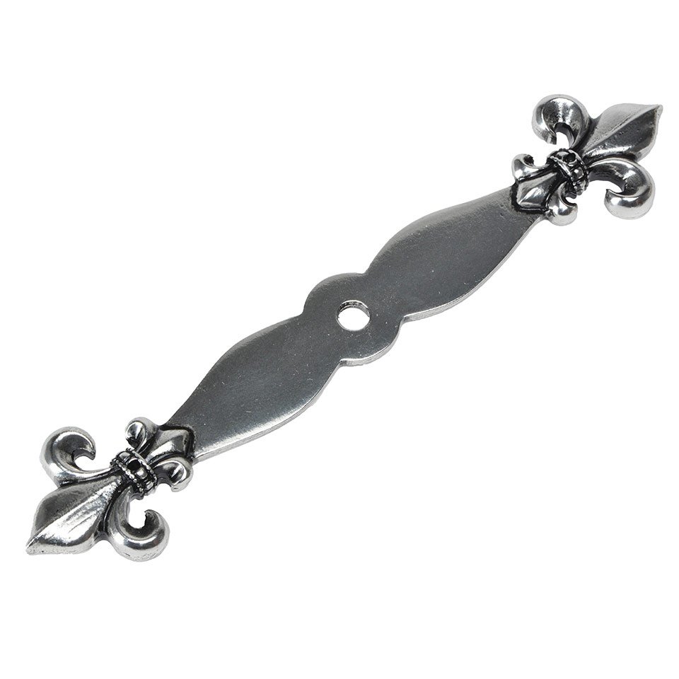 Charlemagne Large Escutcheon With Large Fleur De Lys On Ends in Oil Rubbed Bronze