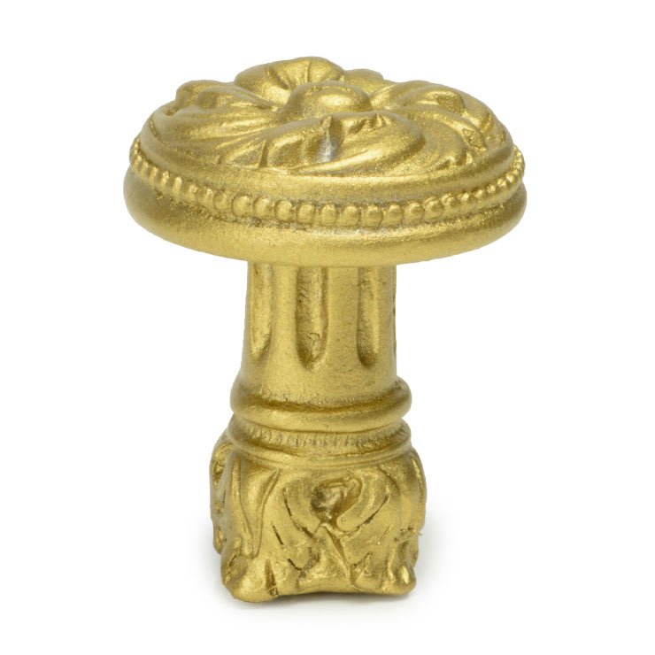 Beaded Knob with Column Base in Bronze