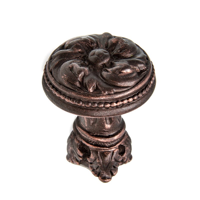 Beaded Knob with Column Base in Oil Rubbed Bronze