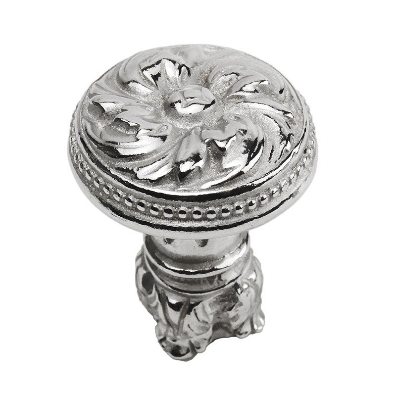Beaded Knob with Column Base in Platinum