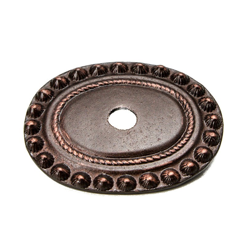 Large Oval Backplate in Cobblestone