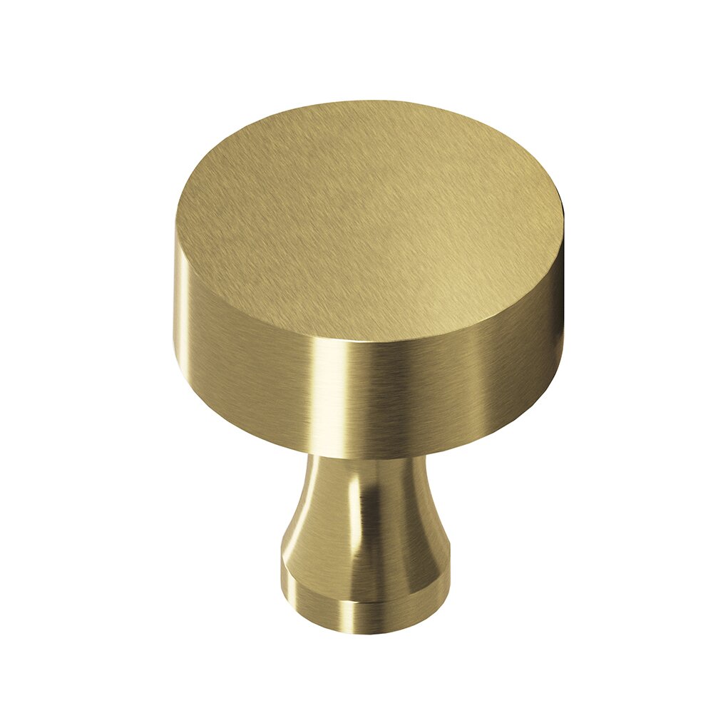 1" Diameter Knob In Antique Brass