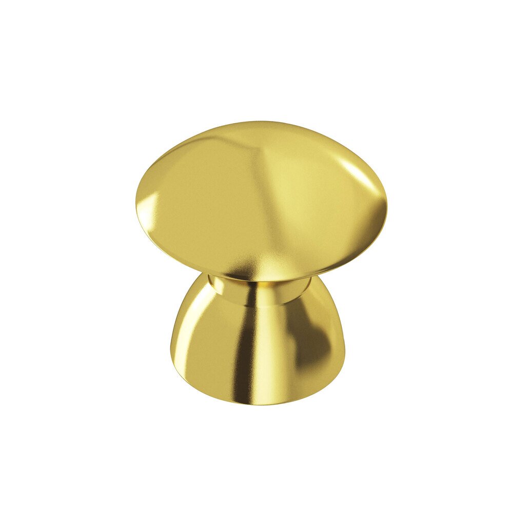 3/4" Diameter Knob In French Gold