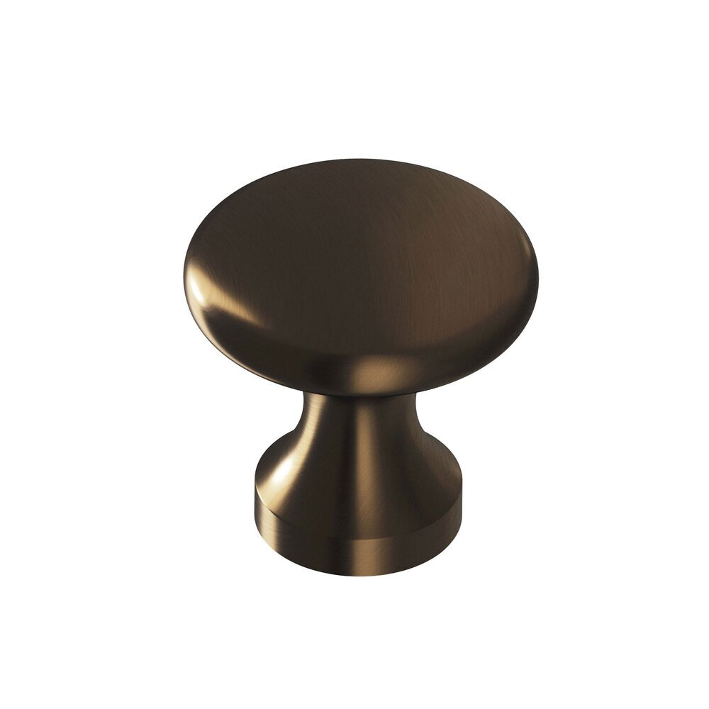 7/8" Diameter Knob In Oil Rubbed Bronze