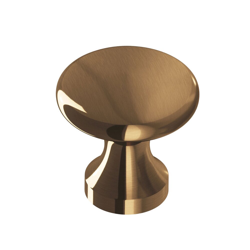1 1/8" Diameter Knob In Light Statuary Bronze