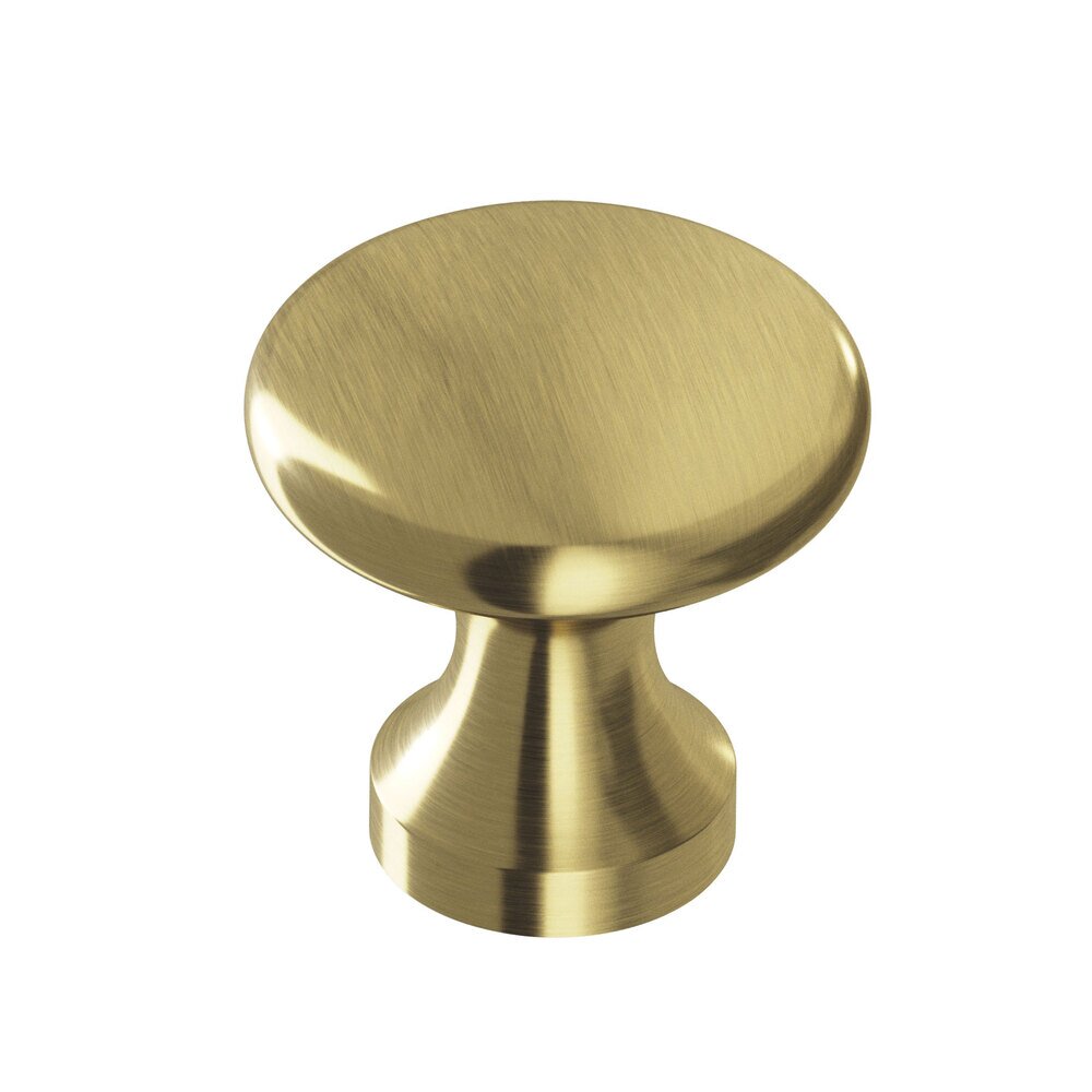 1 1/8" Diameter Knob In Antique Brass