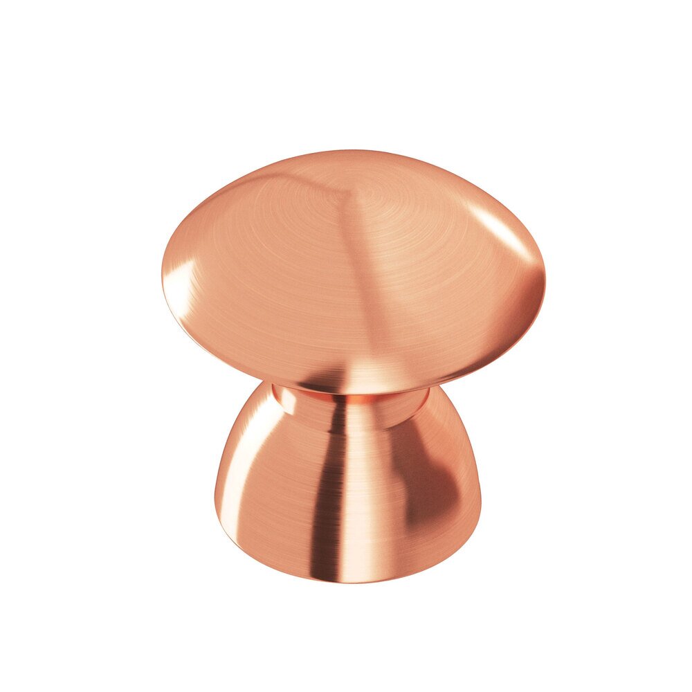 1" Diameter Knob In Satin Copper