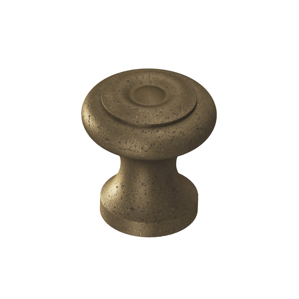 5/8" Diameter Knob in Distressed Oil Rubbed Bronze