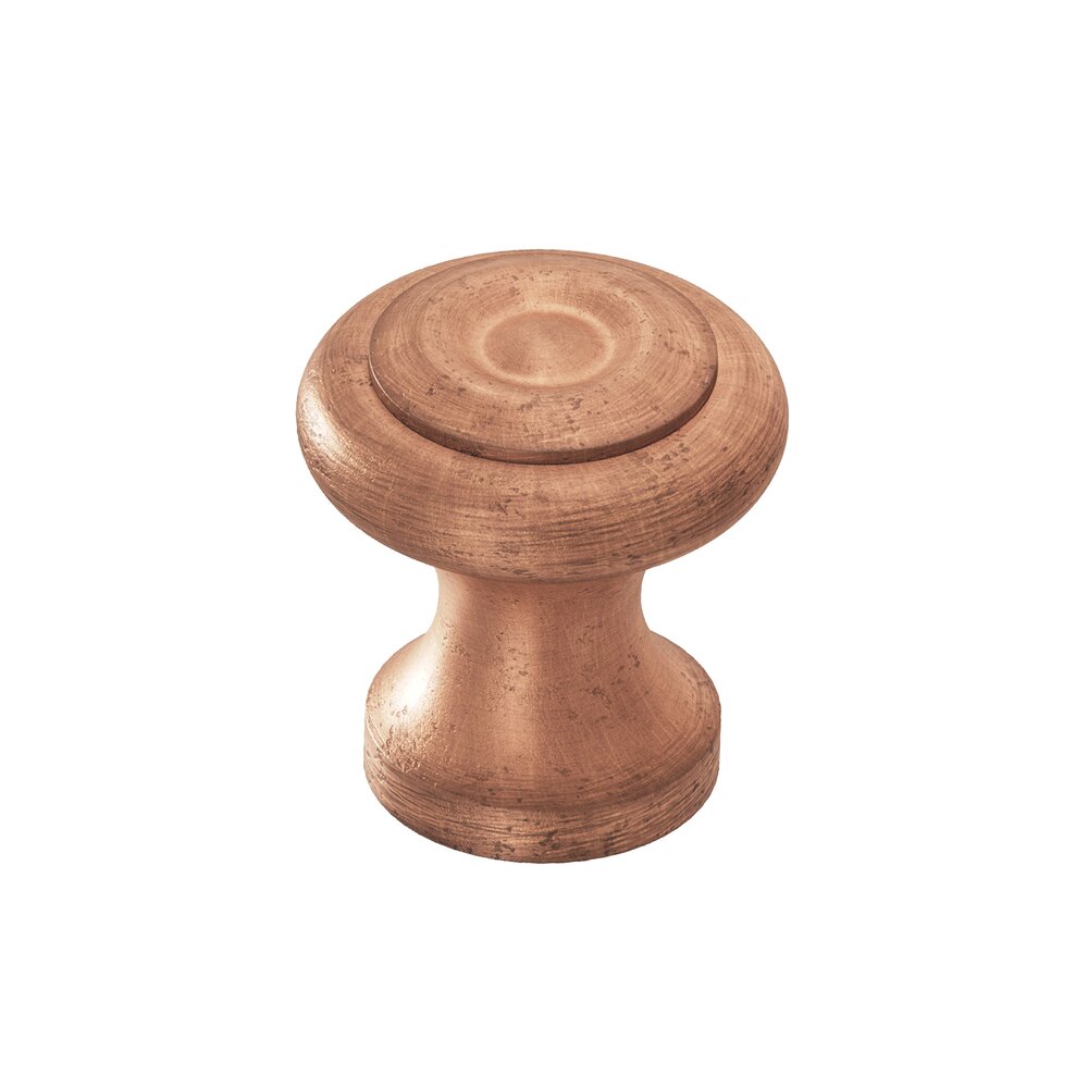 5/8" Diameter Knob in Distressed Antique Copper