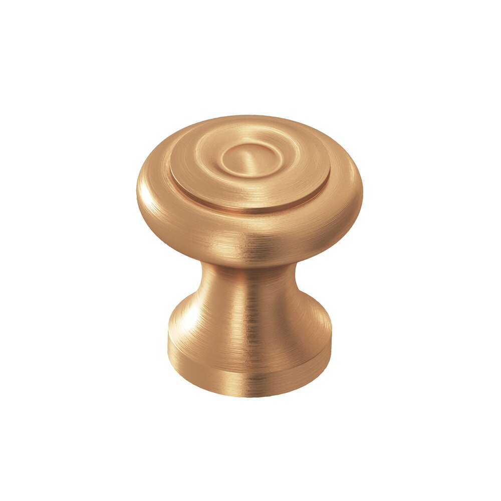 5/8" Diameter Knob In Matte Satin Bronze