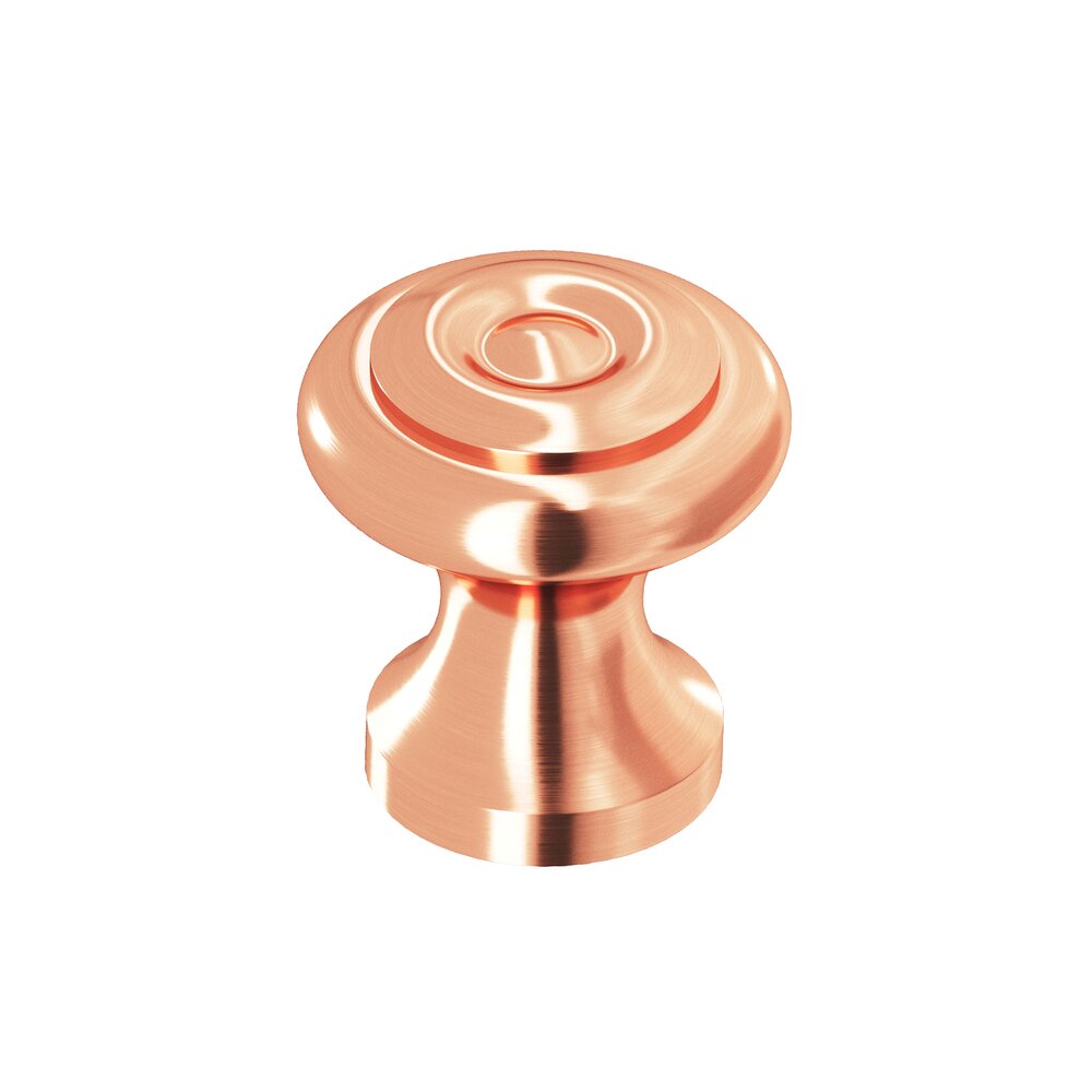 5/8" Diameter Knob in Satin Copper