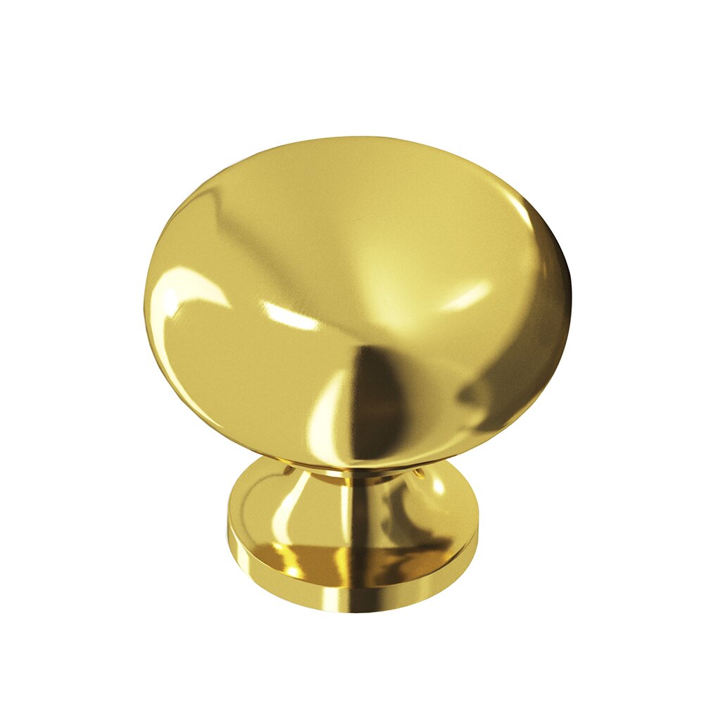 1 1/8" Diameter Knob In French Gold