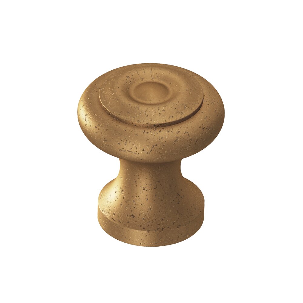 7/8" Diameter Knob In Distressed Statuary Bronze