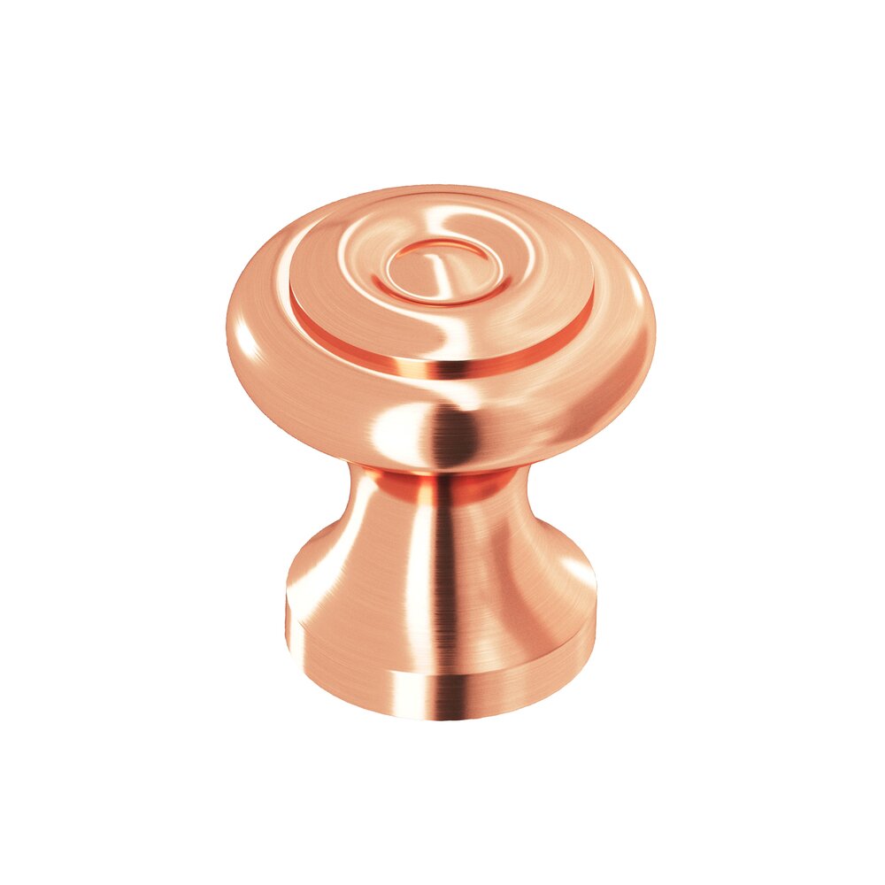 7/8" Diameter Knob In Satin Copper