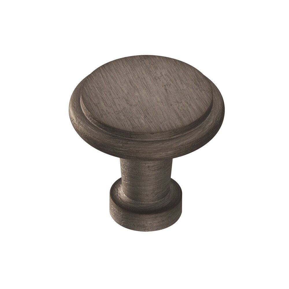 1 1/16" Knob In Distressed Pewter