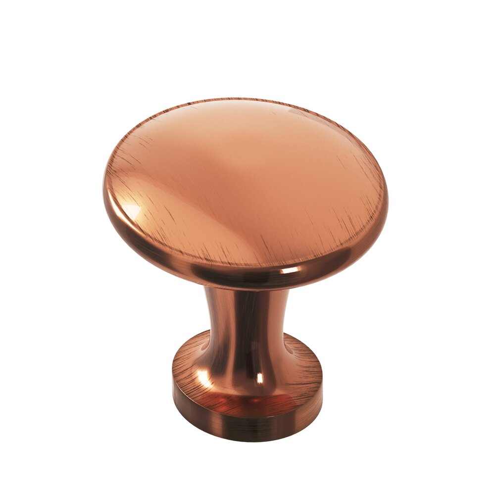 1 3/8" Knob in Antique Copper