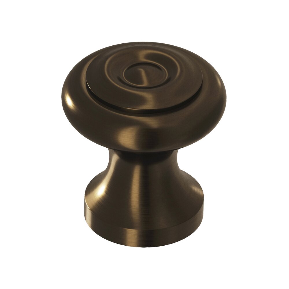 1 1/2" Diameter Knob in Oil Rubbed Bronze