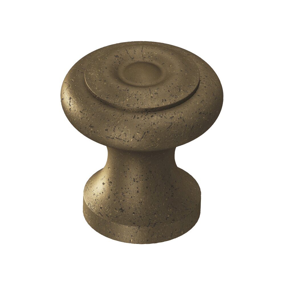 1 1/2" Diameter Knob in Distressed Oil Rubbed Bronze