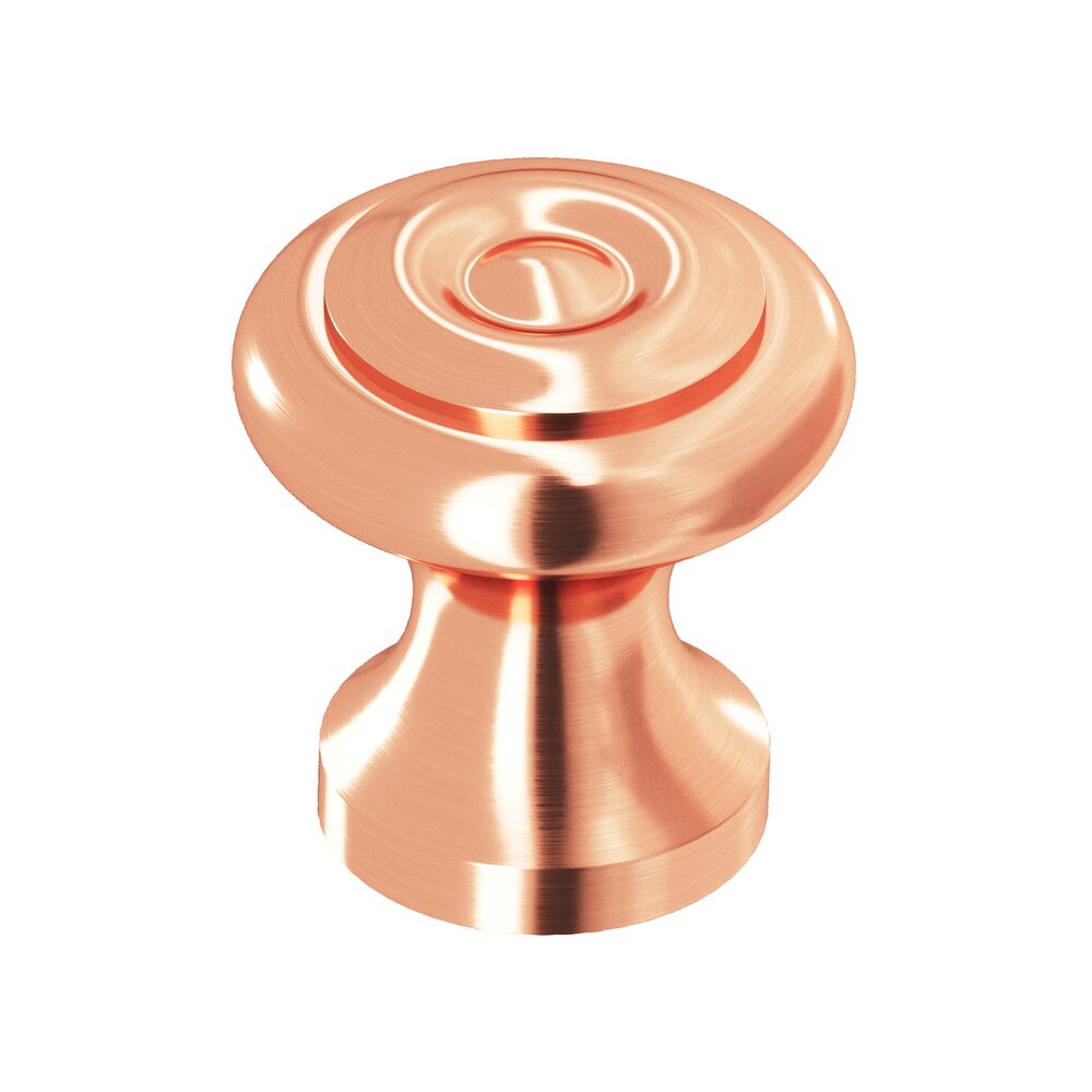 1 1/2" Diameter Knob in Satin Copper