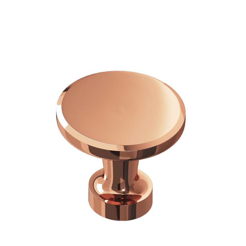 1 1/16" Knob In Polished Copper