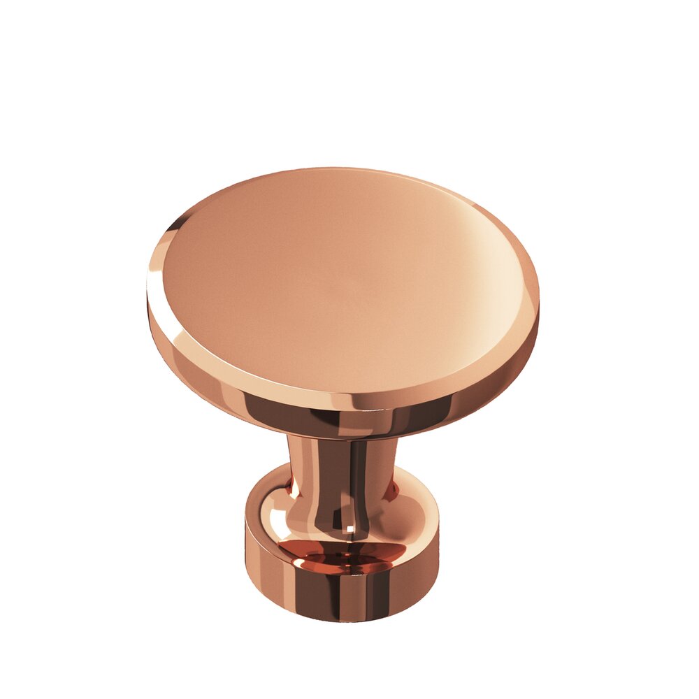 1 1/4" Knob In Polished Copper