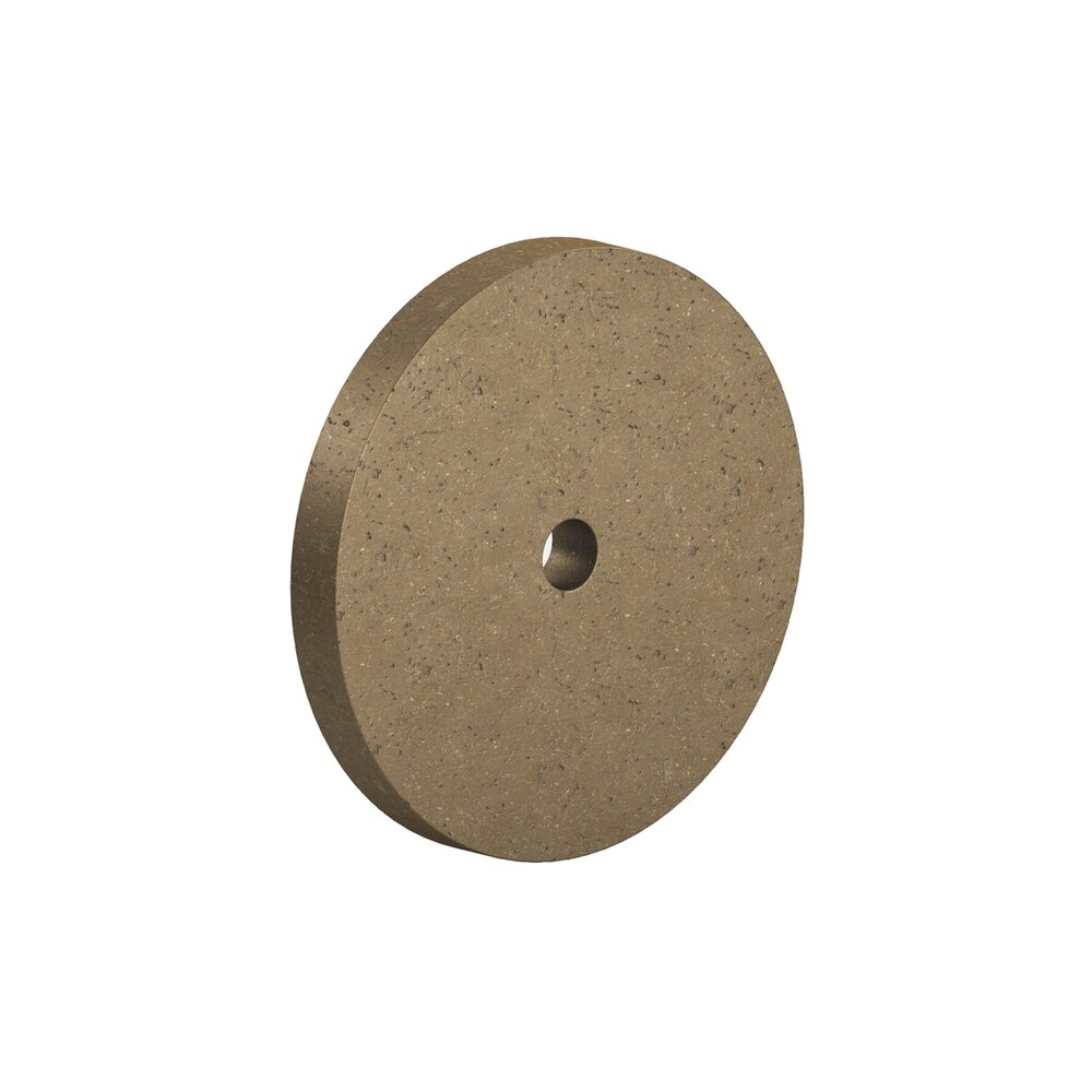 1 1/2" Diameter Backplate In Distressed Oil Rubbed Bronze