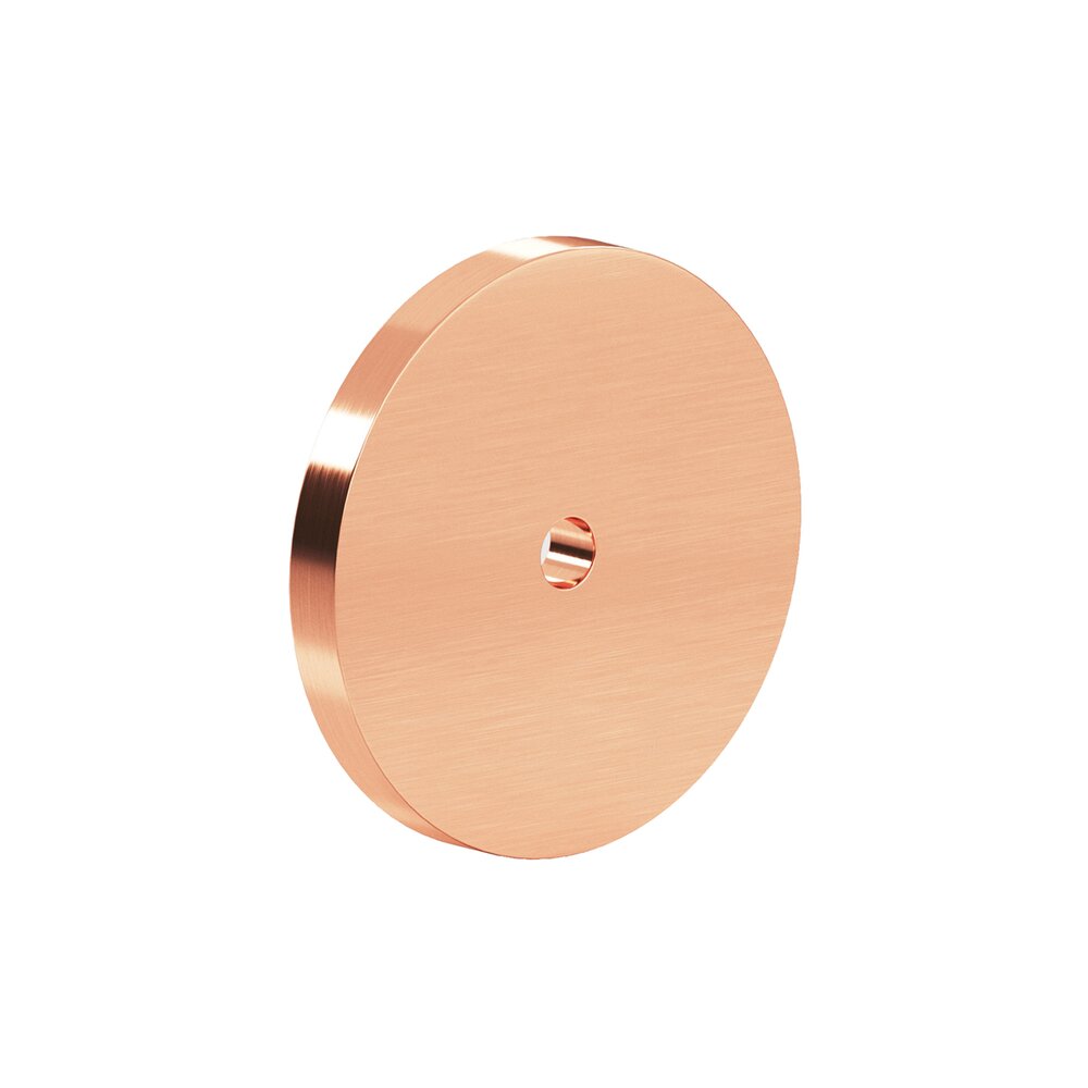 1 1/2" Diameter Backplate In Satin Copper